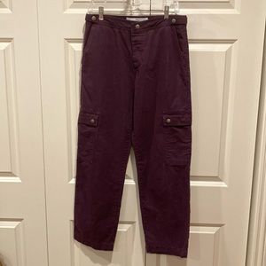 TOPMAN PURPLE CARGO PANTS!